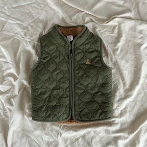 Baby Gap Teddy Lined Puffer Vest 6-12 months !!